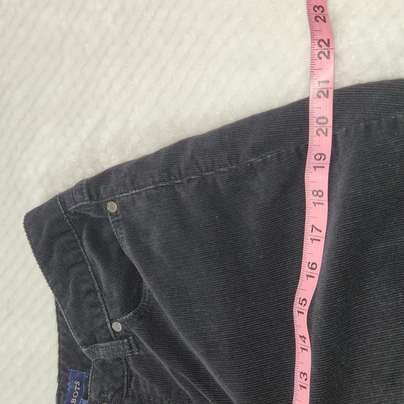 TALBOTS WOMENS BLACK CORDUROY JEANS  SIZE 6 - Picture 10 of 13